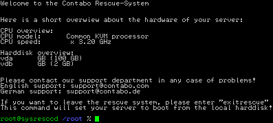 download the new version SystemRescueCd 10.02