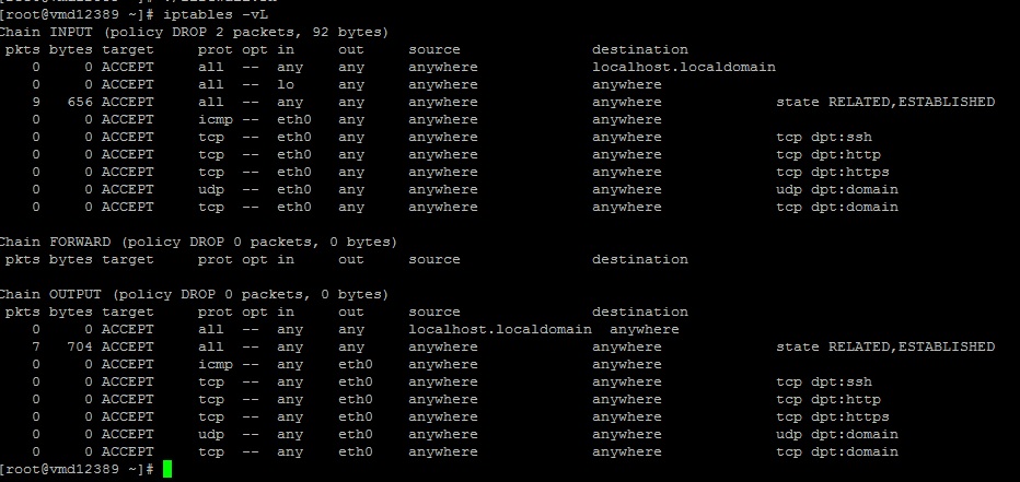 IP Tables Sample script