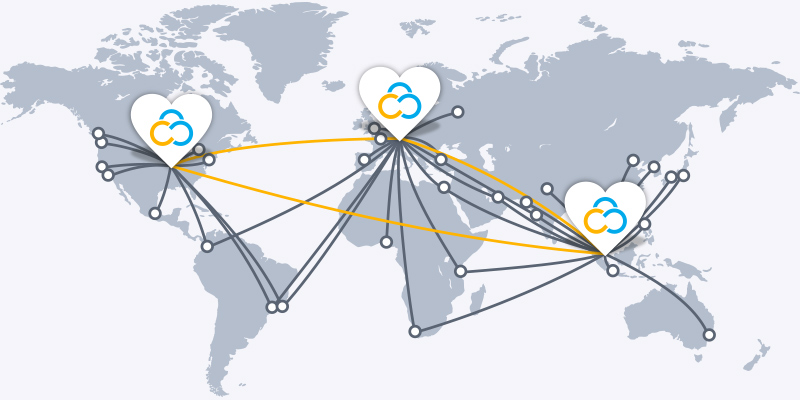 Contabo Data Center World Map