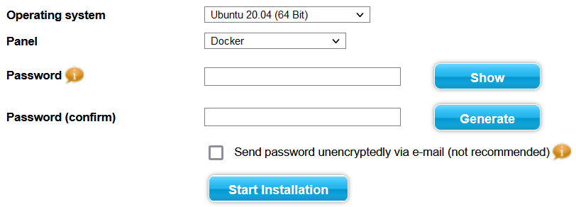 Installing Docker with Contabo
