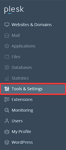 Sidebar Tools & Settings