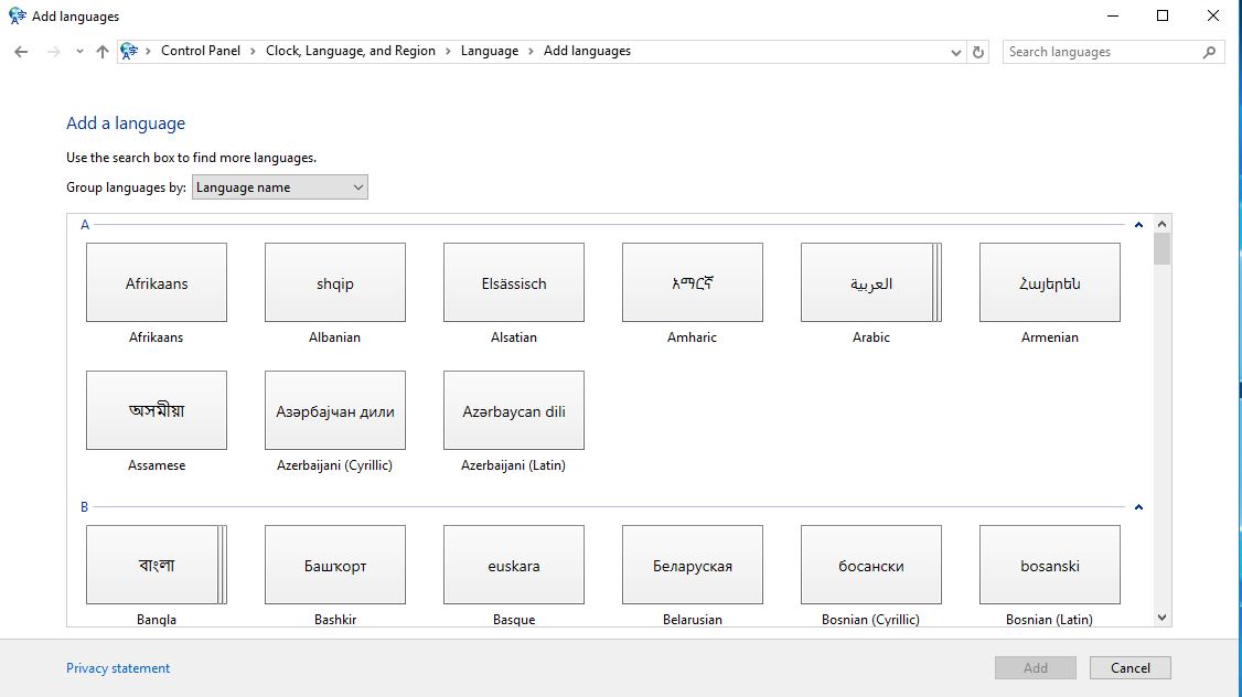 How to Change the Display Language on Windows Server (available languages)