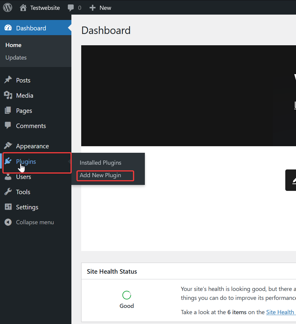 How to Back Up WordPress using UpdraftPlus - WordPress Dashboard