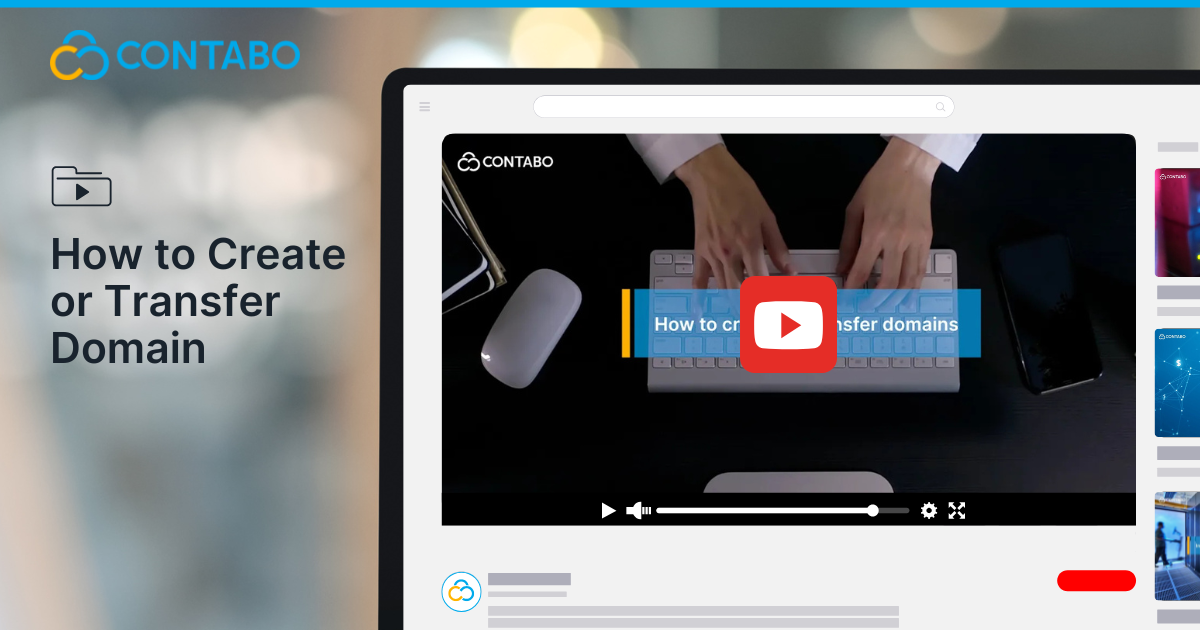 How to Create or Transfer Domain