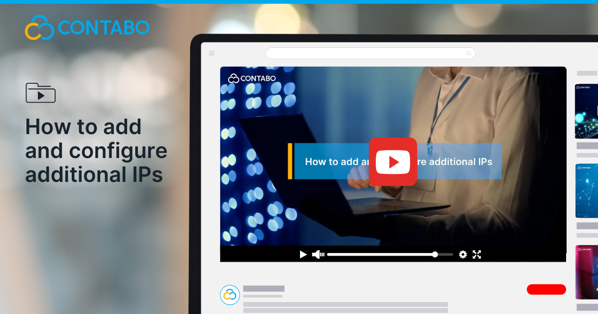 How to Add and Configure Additional IPs with Contabo