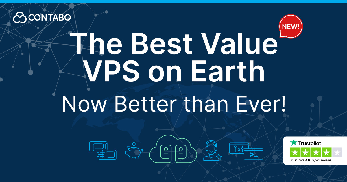 The Best Value VPS on Earth - Now Better Than Ever! Introducing the New Contabo Cloud VPS Lineup