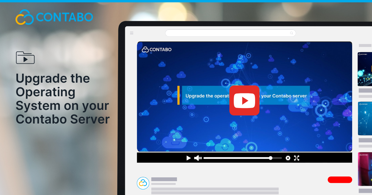 Step-by-Step Upgrade of the Operating System on a Contabo Server