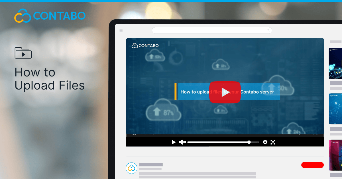 How to Upload Files to Your Contabo Server