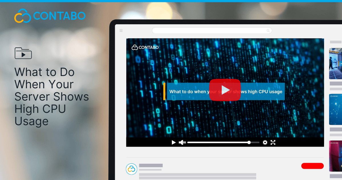 What to Do When Your Server Has High CPU Usage