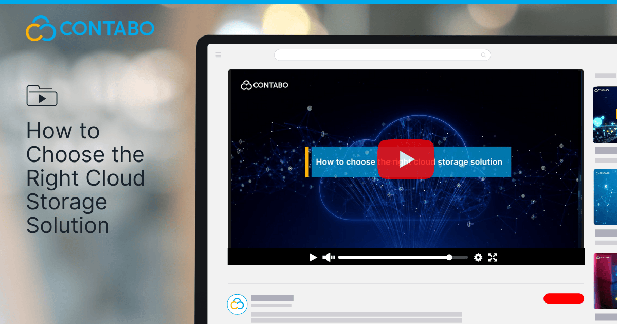 How to Choose the Right Cloud Storage Solution