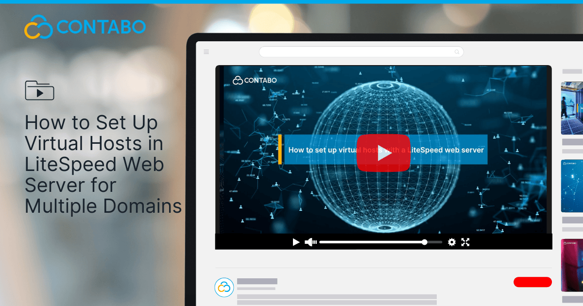 How to Set Up Virtual Hosts in LiteSpeed Web Server for Multiple Domains