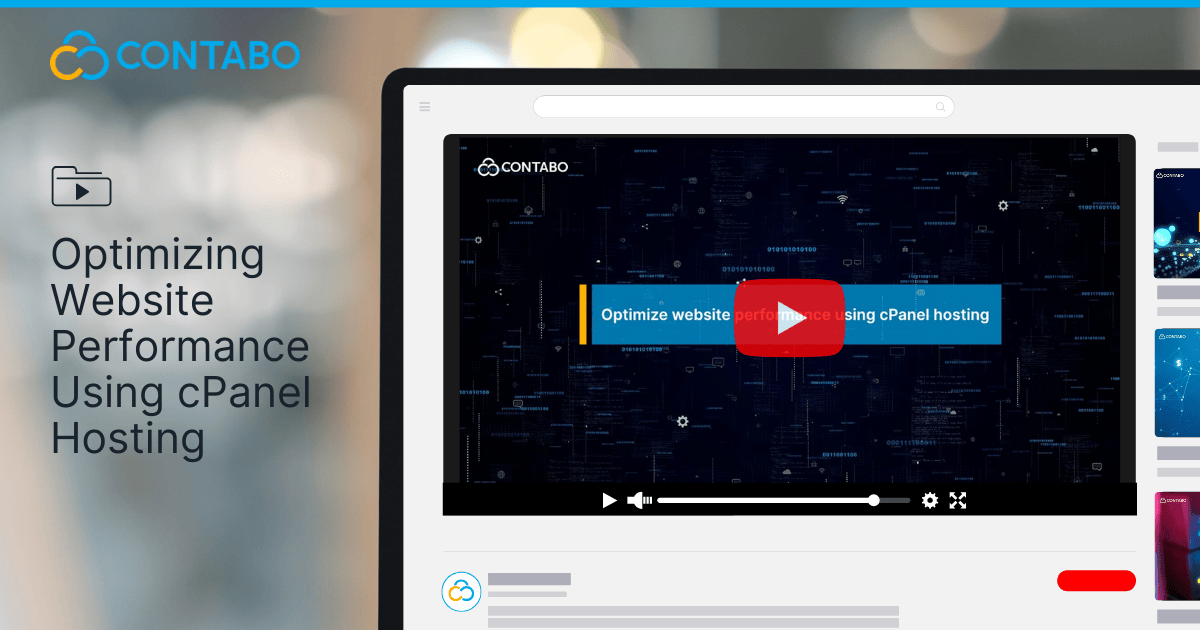 Optimizing Website Performance Using cPanel Hosting