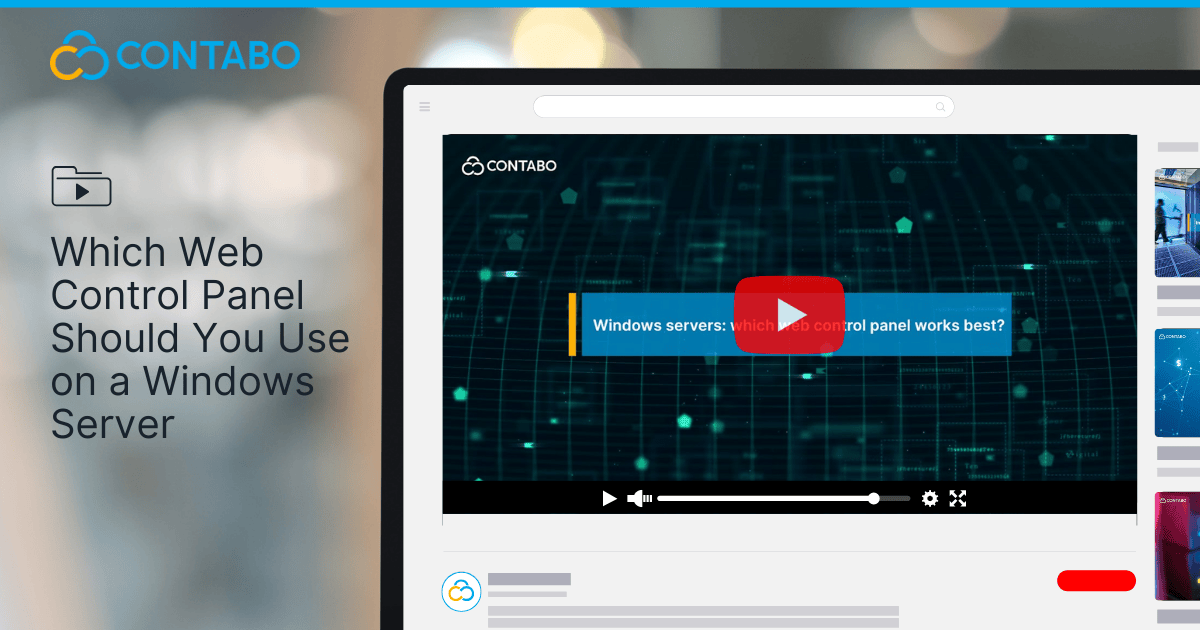 Which Web Control Panel Should You Use on a Windows Server