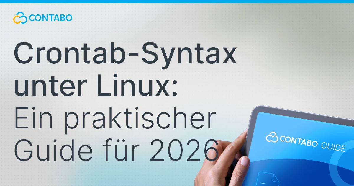 Crontab-Syntax unter Linux: Ein praktischer Guide für 2026 (Titelbild)