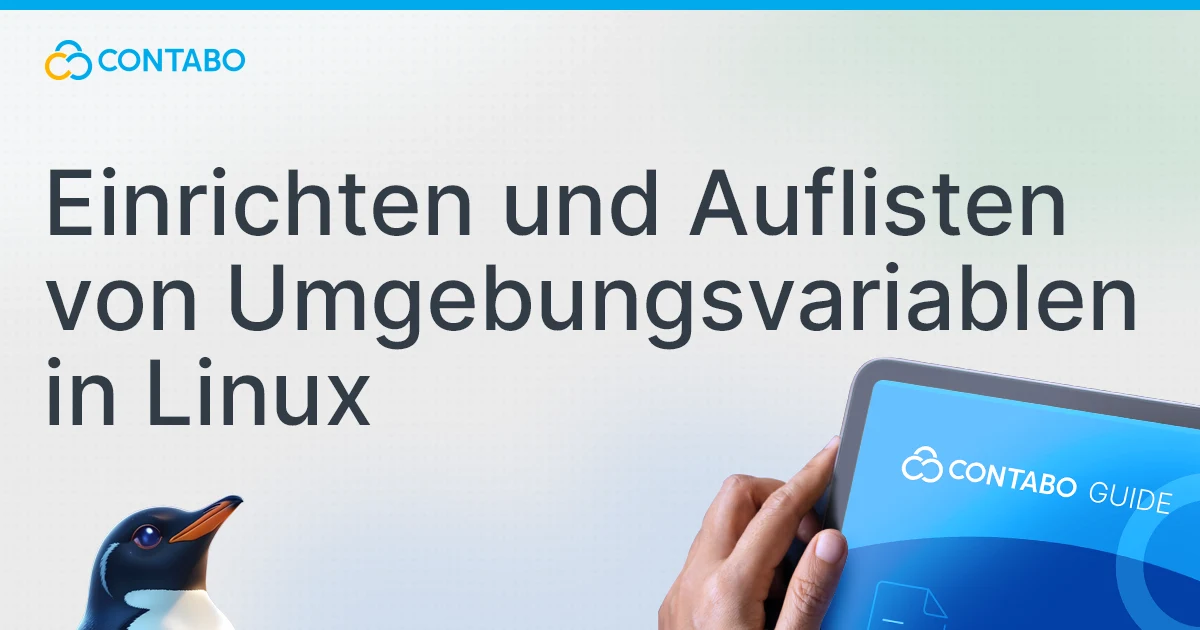 Einrichten und Auflisten von Umgebungsvariablen in Linux (Titelbild)