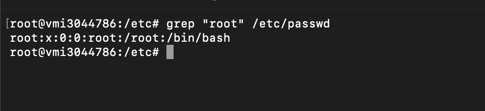 Grep for specific users in /etc/passwd