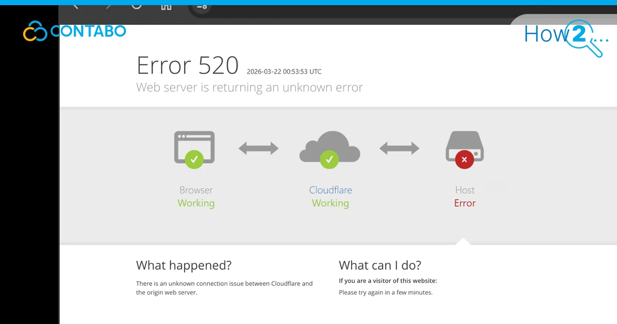 Cloudflare Error 520