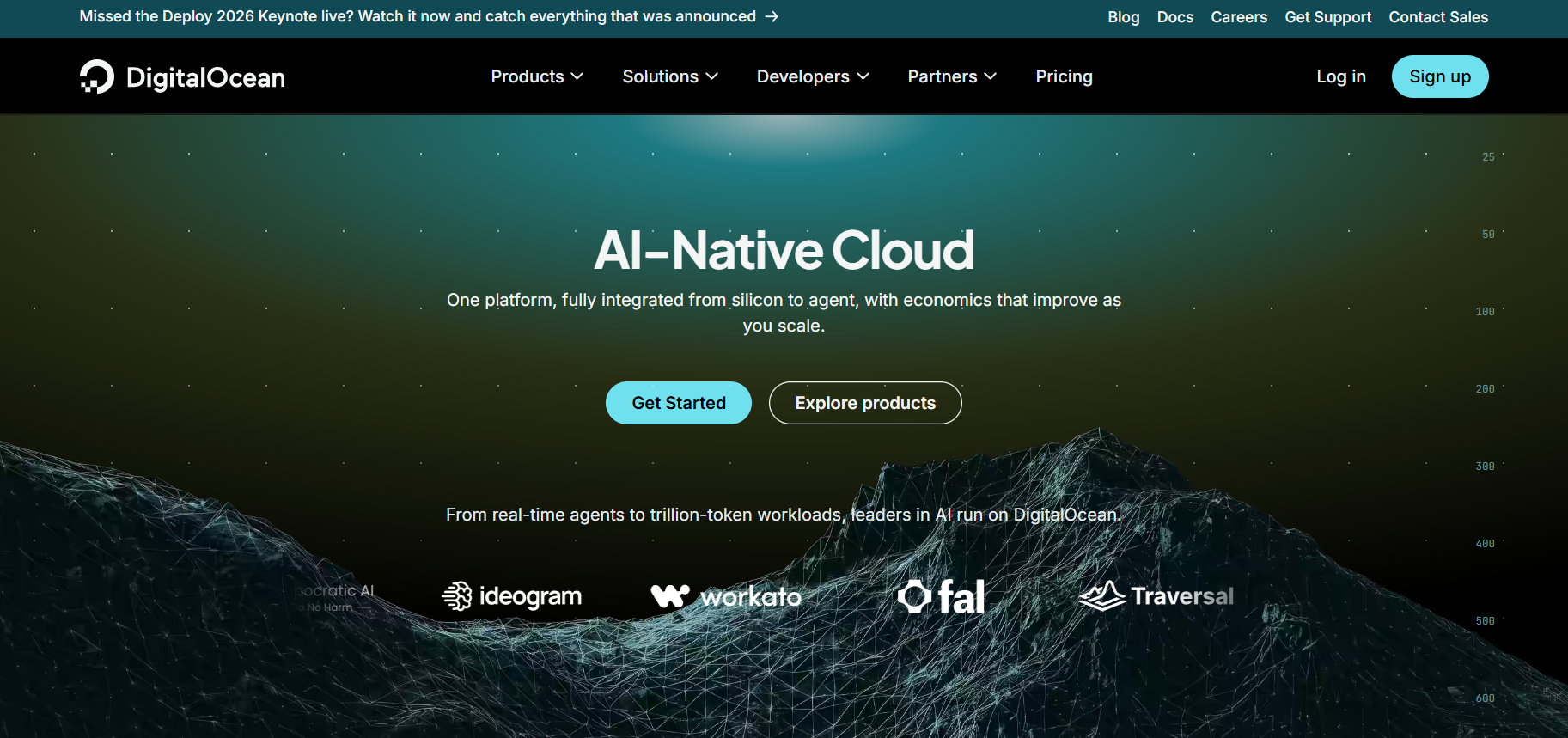 DigitalOcean website image