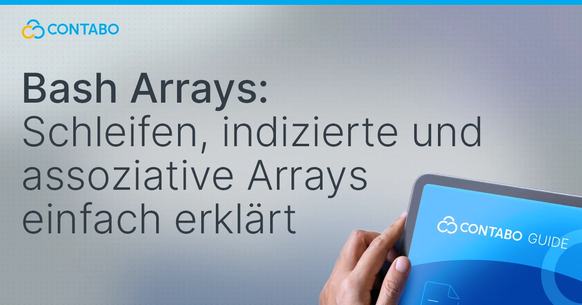 Bash Array: Schleifen, indizierte und assoziative Arrays einfach erklärt (Titelbild)