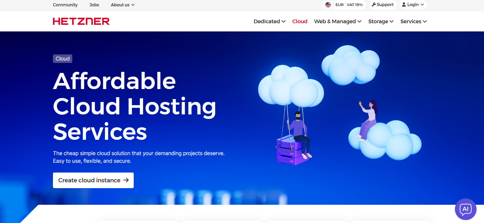 Hetzner website image